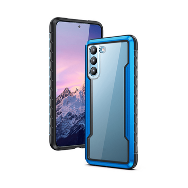 Samsung Galaxy S21 Compatible Case Cover With Premium Shield Shockproof Heavy Duty Armor - Blue